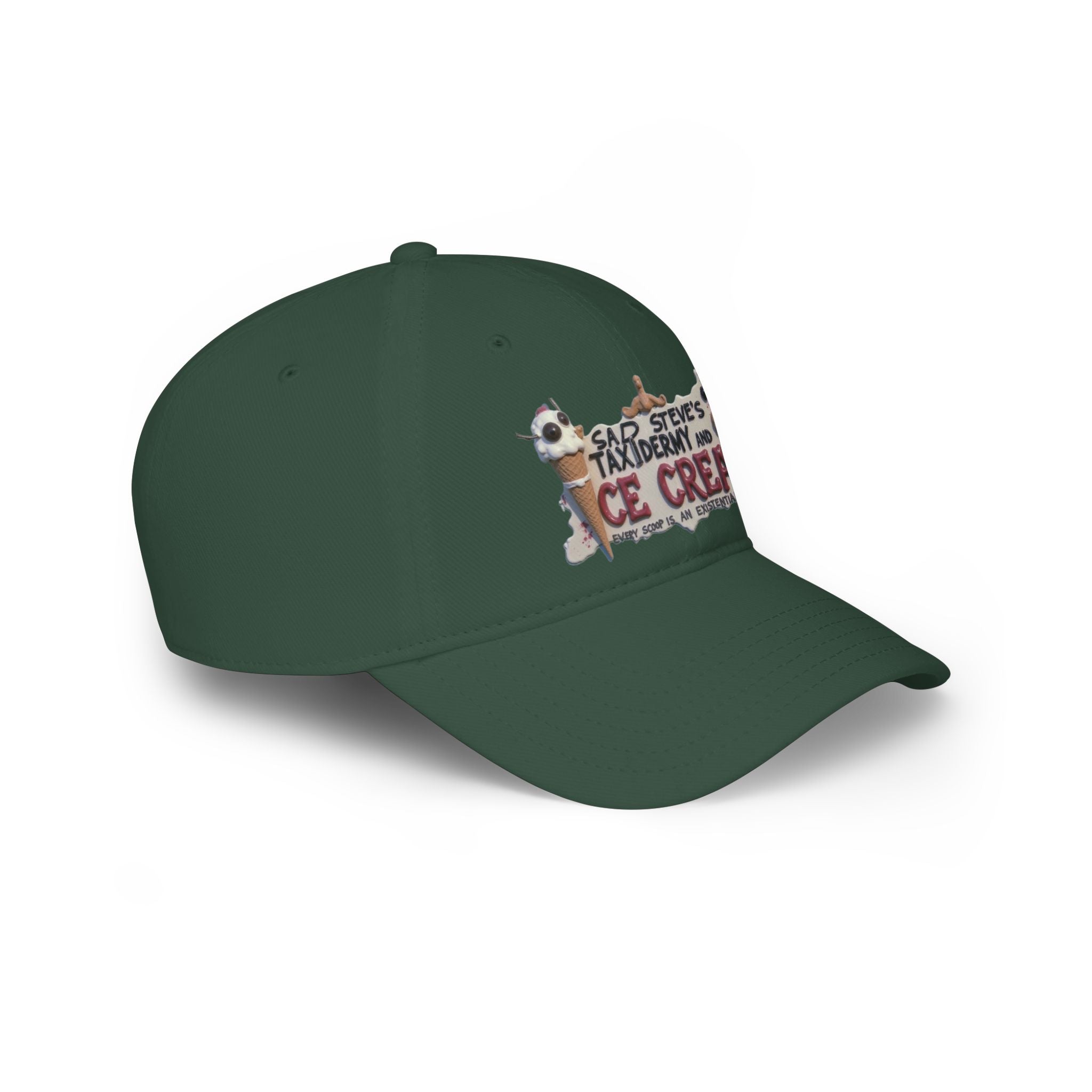 Sad Steve's Taxidermy and Ice Cream - Low Profile Baseball Cap