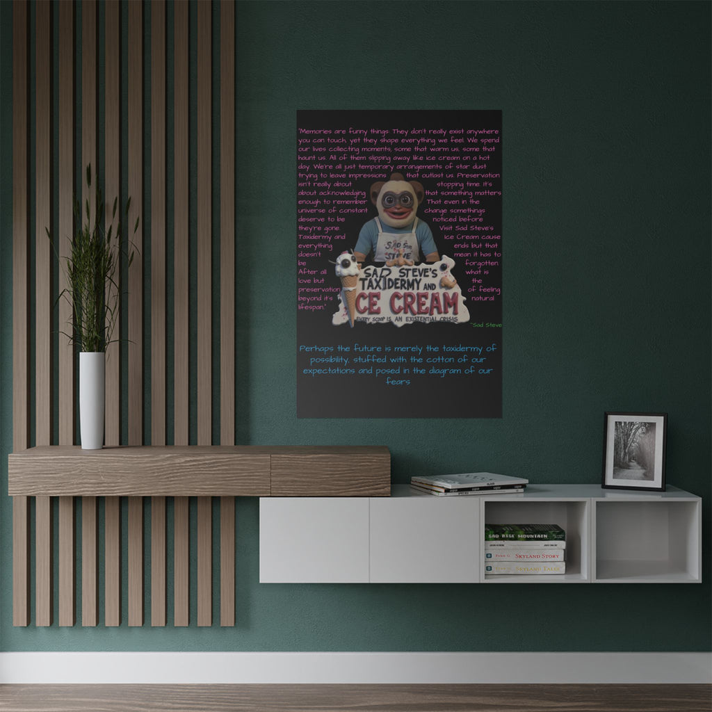 Sad Steve's Emotional Support Poster - Art, Inspirational Wall Decor, Unique Home Decor