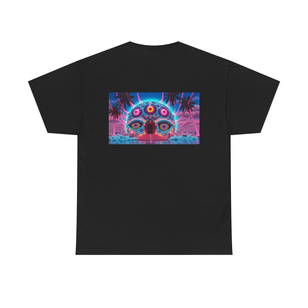 BLVCKL!GHT Retro Vaporwave Tee — Beach Graphic T-Shirt