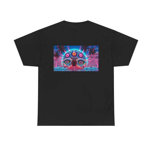 BLVCKL!GHT Retro Vaporwave Tee — Beach Graphic T-Shirt