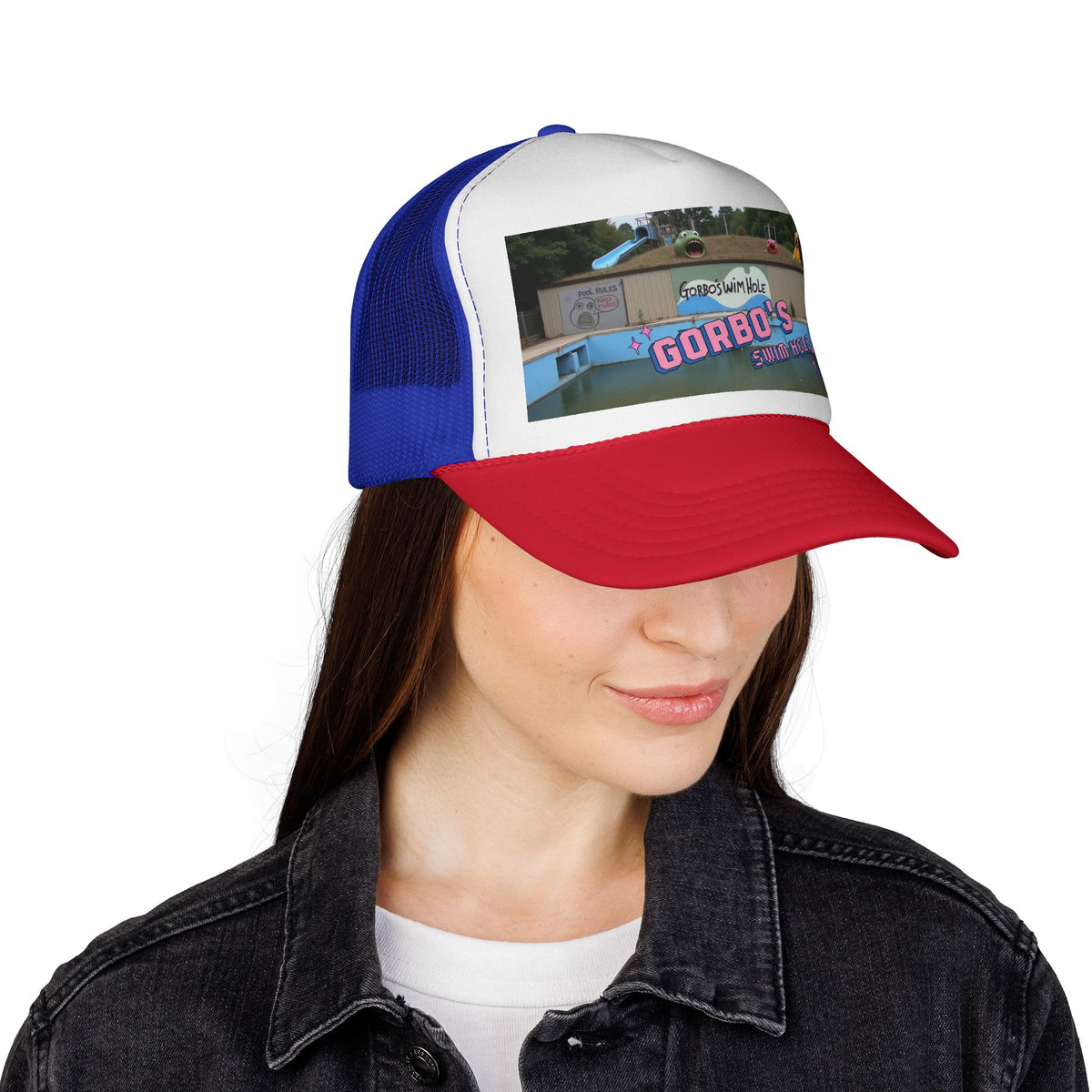 Gorbo's Swim Hole Trucker Cap - Fun Summer Vibes