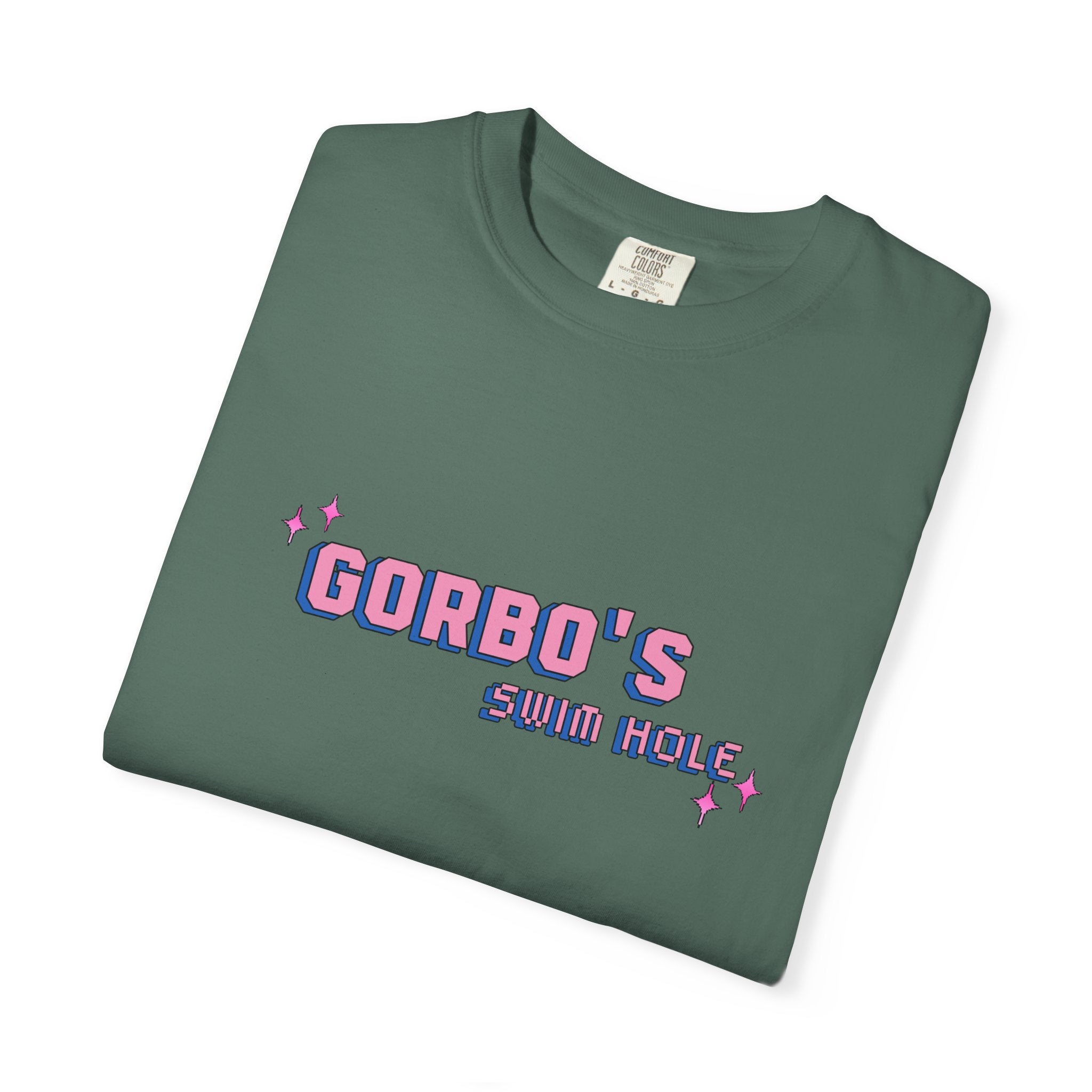 Unisex Garment-Dyed T-Shirt: Gorbo's Swim Hole Vintage Graphic Tee