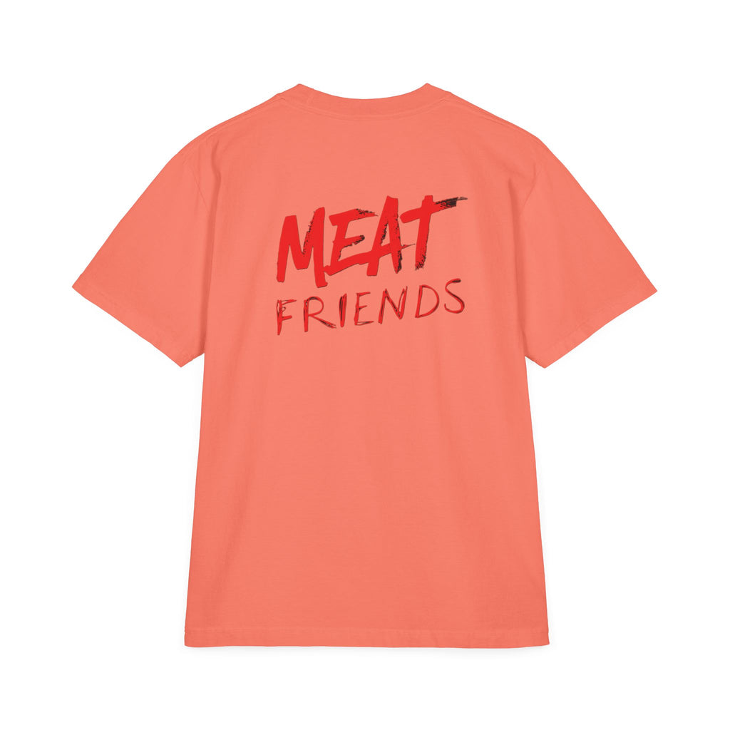 Meat Friends Funny Graphic Drop-Shoulder Tee