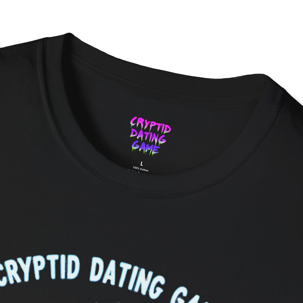 Cryptid Dating Game T-Shirt — 'Love Knows No Bounds' Bigfoot Sasquatch Tee