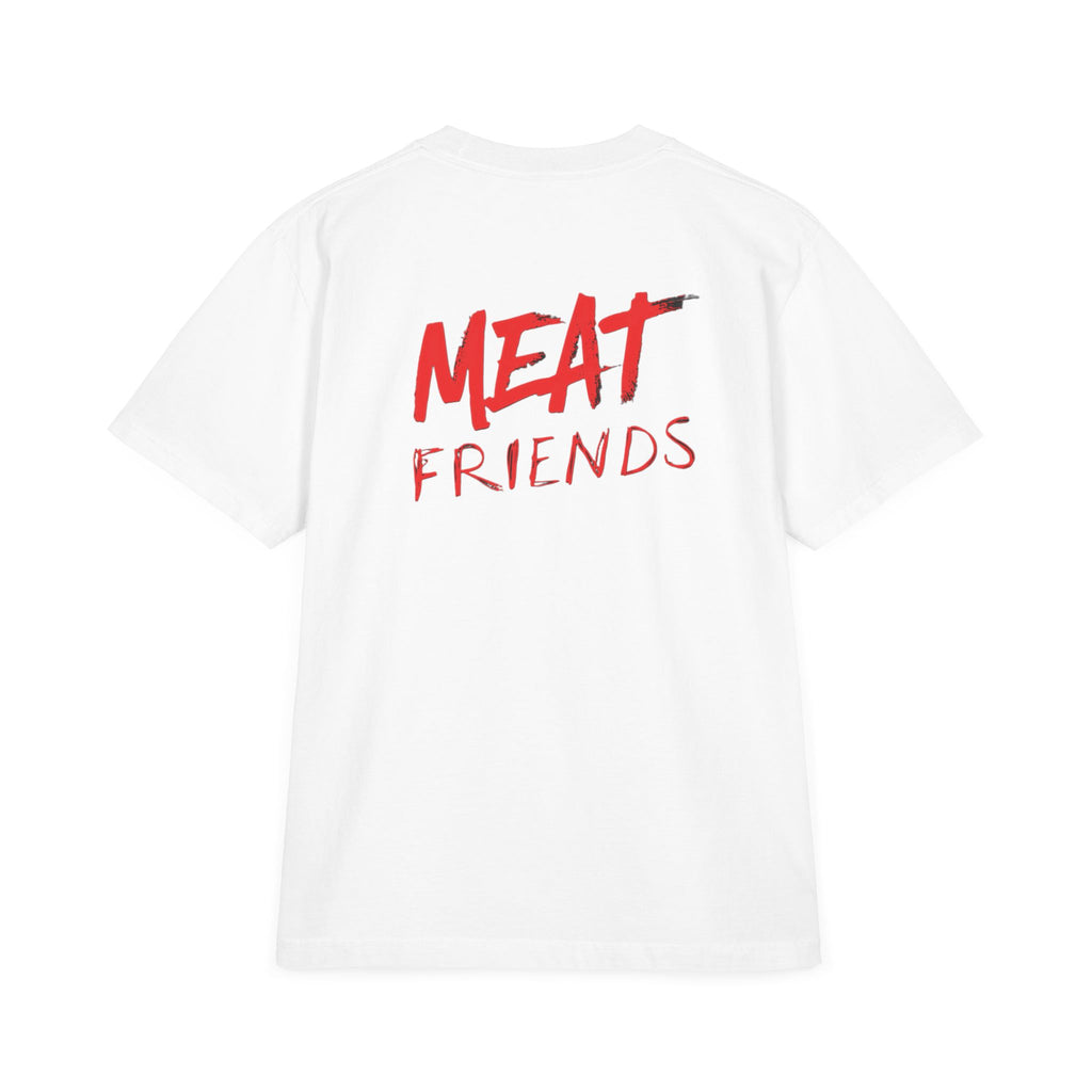 Meat Friends Funny Graphic Drop-Shoulder Tee