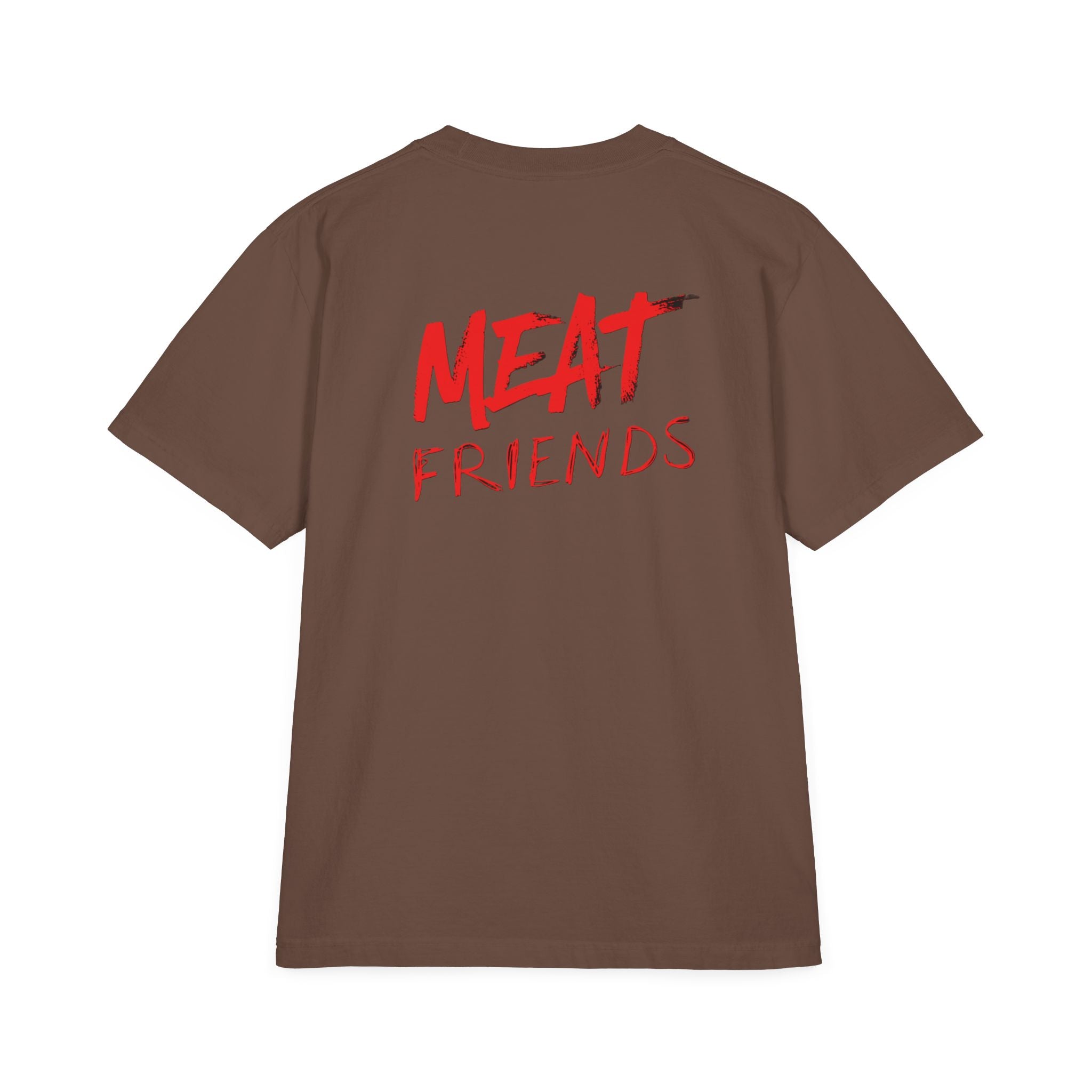 Meat Friends Funny Graphic Drop-Shoulder Tee