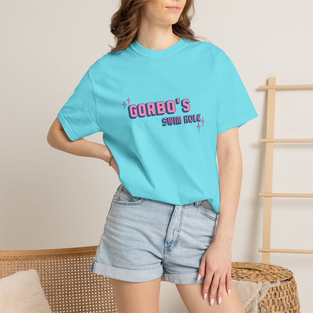 Unisex Garment-Dyed T-Shirt: Gorbo's Swim Hole Vintage Graphic Tee