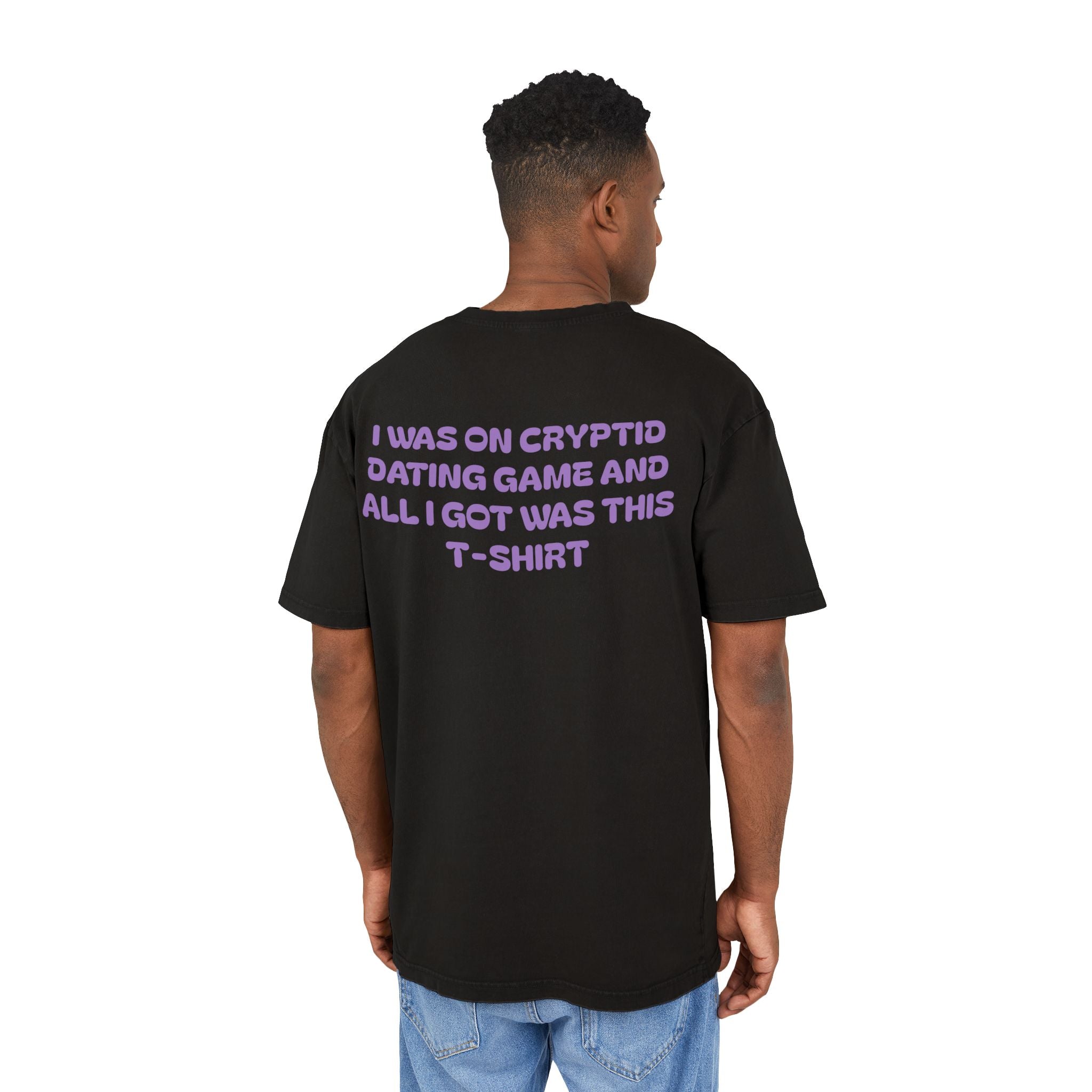Cryptid Dating Game Acid Washed Oversized Tee