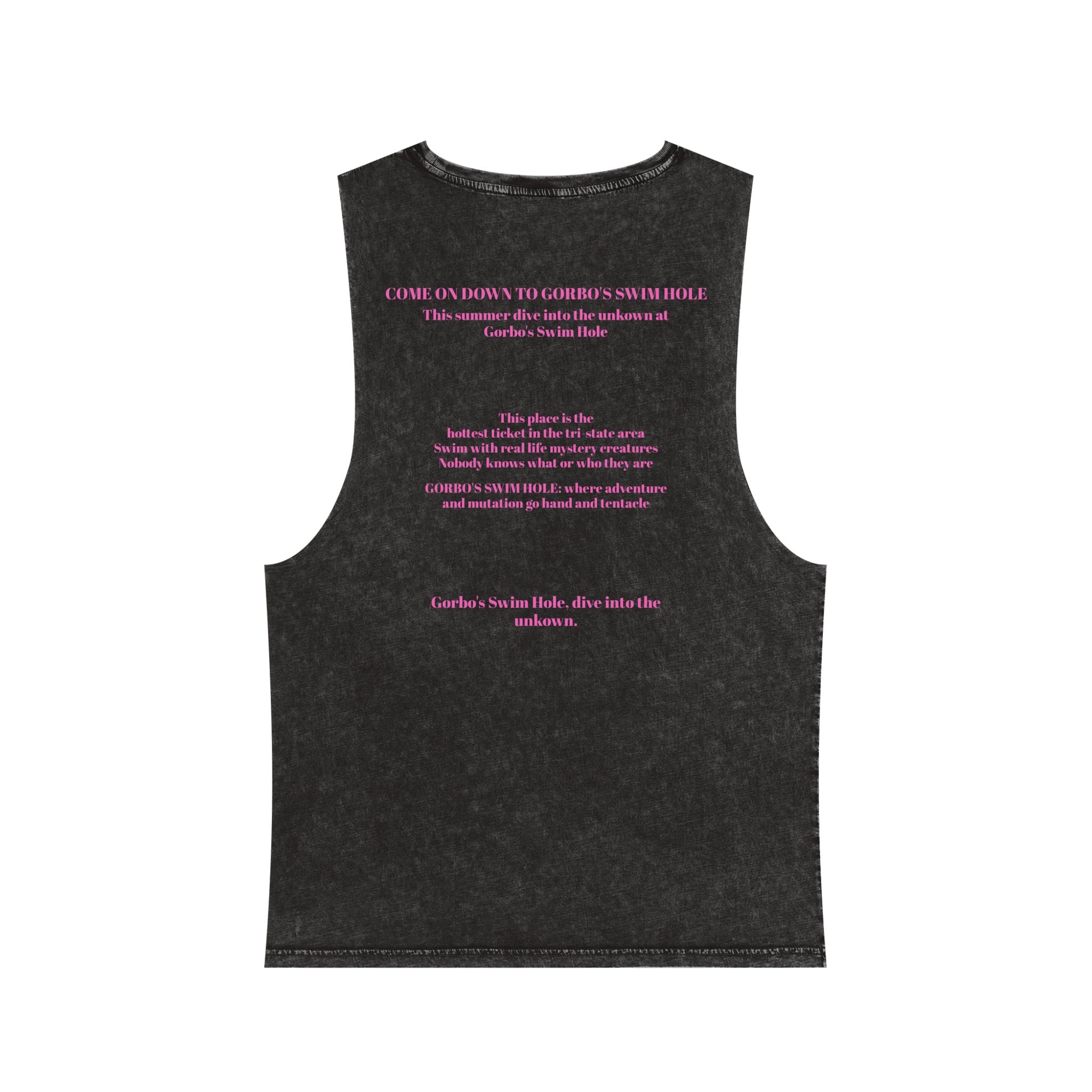 Gorbo's Swim Hole Stonewash Tank Top - Unisex Summer Style