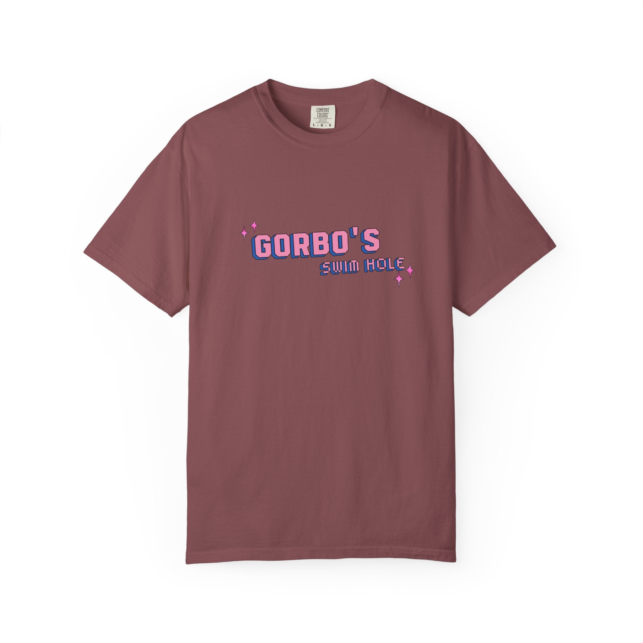 Unisex Garment-Dyed T-Shirt: Gorbo's Swim Hole Vintage Graphic Tee