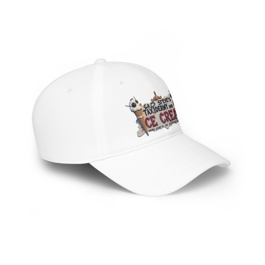 Sad Steve's Taxidermy and Ice Cream - Low Profile Baseball Cap