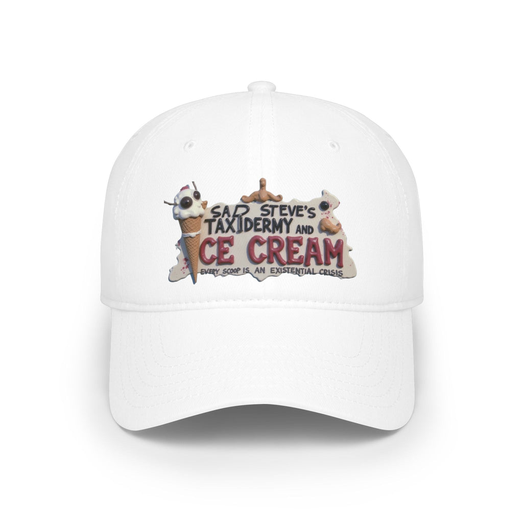 Sad Steve's Taxidermy and Ice Cream - Low Profile Baseball Cap