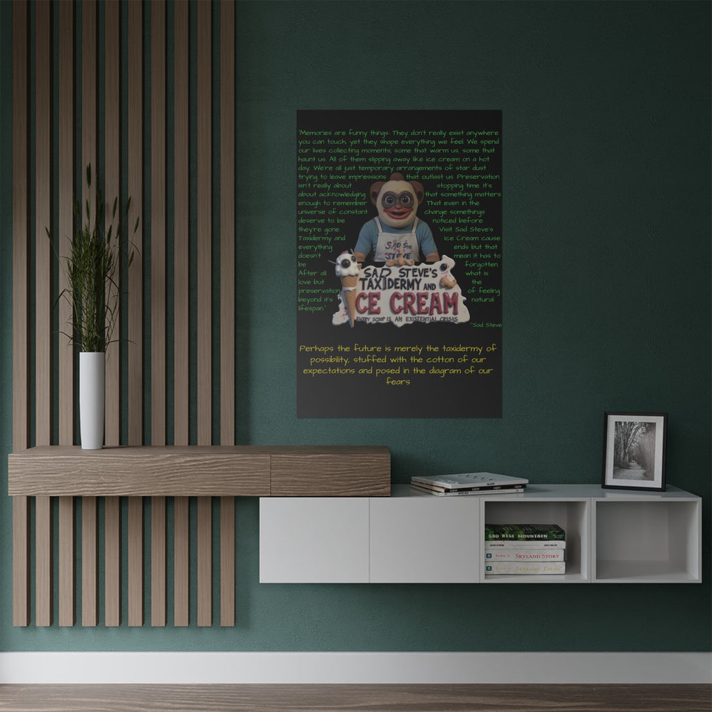 Sad Steve's Emotional Support Poster - Art, Inspirational Wall Decor, Unique Home Decor