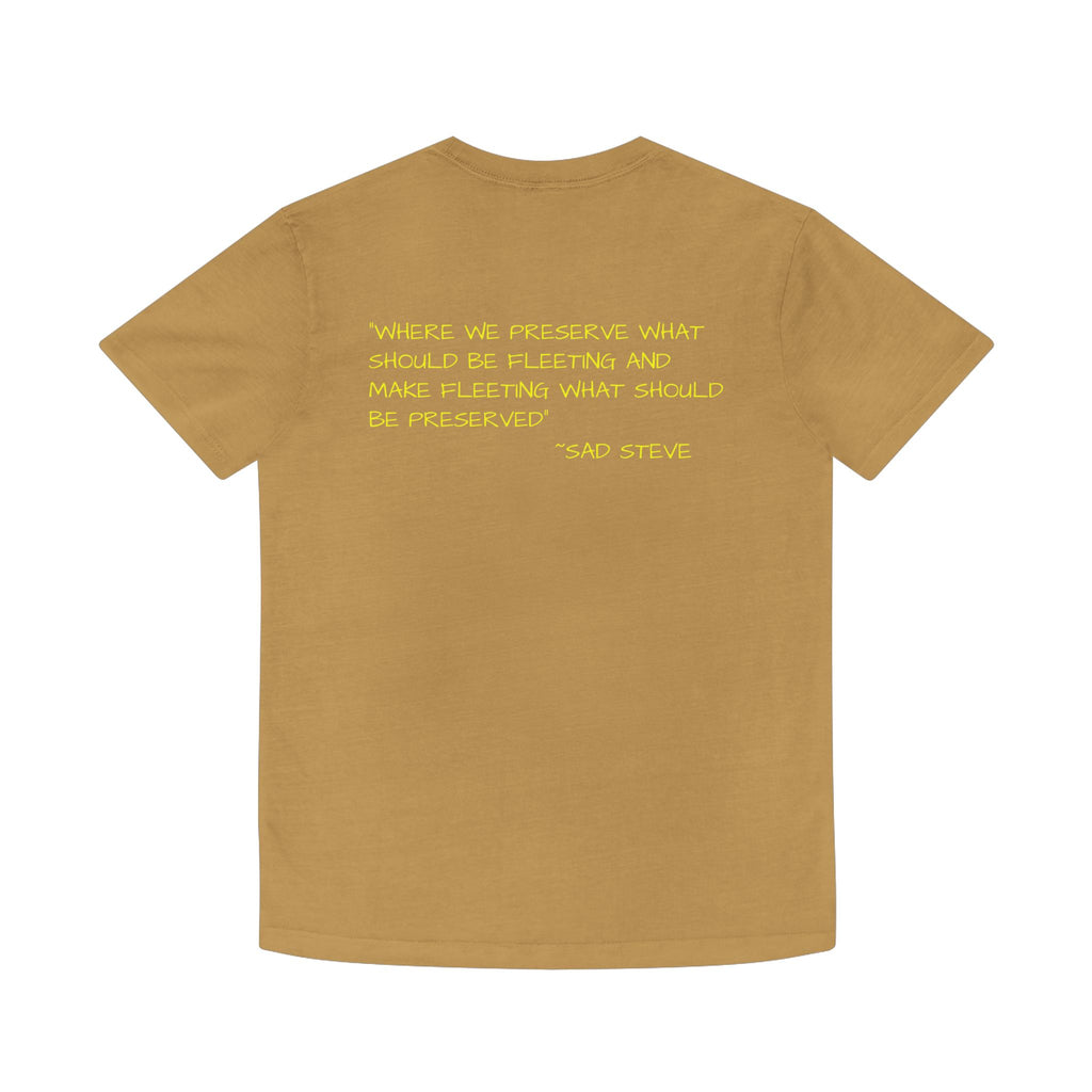 Unisex Faded Shirt - Sad Steve's Taxidermy & Ice Cream Design – Perfect for Quirky Gifts & Casual Wear