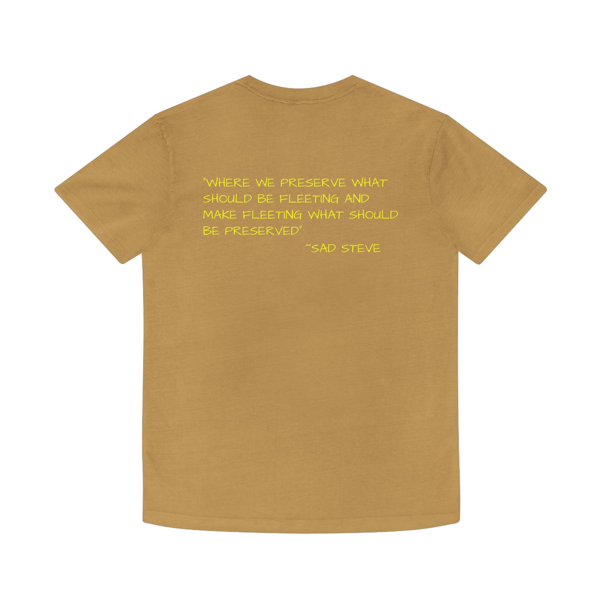 Unisex Faded Shirt - Sad Steve's Taxidermy & Ice Cream Design – Perfect for Quirky Gifts & Casual Wear