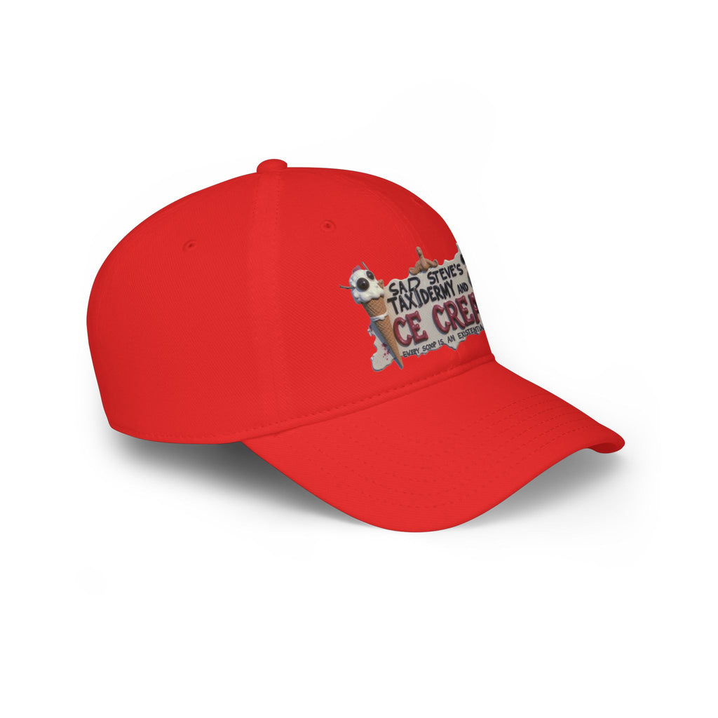Sad Steve's Taxidermy and Ice Cream - Low Profile Baseball Cap